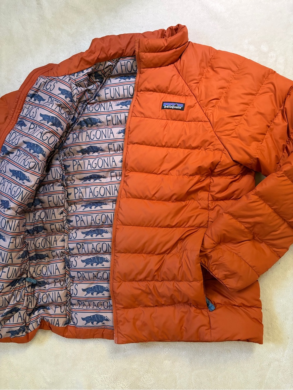 Kids Patagonia Down Puffer Better Sweater Jacket Coat 14 xl